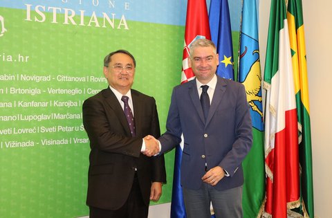 L'Ambasciatore della Repubblica del Kazakistan ha visitato la Regione Istriana