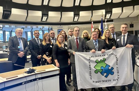 Zamjenica Acquavita na sjednici Vijeća Saveza Alpe-Jadran u Bruxellesu