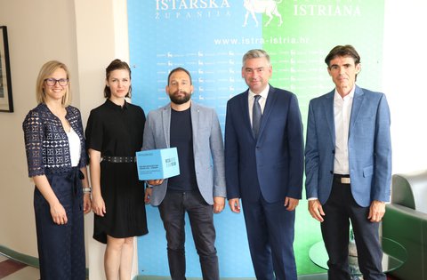 Il presidente Miletić ha organizzato un ricevimento per gli architetti premiati
