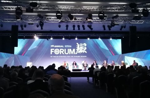 DA-SPACE projektni timovi Sveučilišta Jurja Dobrile u Puli i Upravnog odjela za gospodarstvo Istarske županije sudjelovali na 7. godišnjem Forumu EUSDR-a