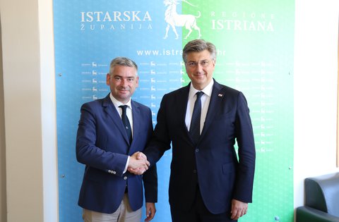 Predsjednik Vlade Andrej Plenković dao podršku strateškim projektima Istarske županije