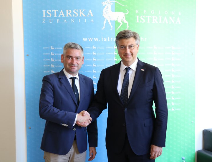 Predsjednik Vlade Andrej Plenković dao podršku strateškim projektima Istarske županije