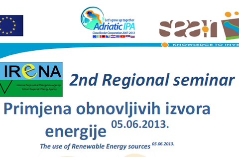 Seminario regionale "L'applicazione delle fonti energetiche rinnovabili", 5 giugno 2013