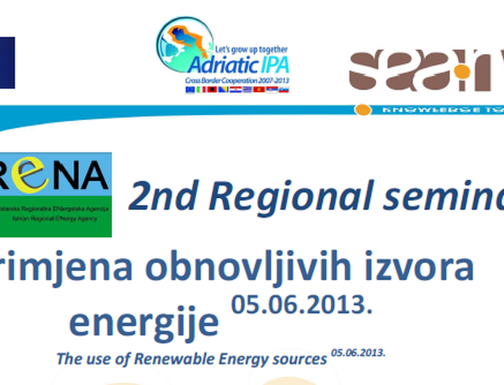 Seminario regionale "L'applicazione delle fonti energetiche rinnovabili", 5 giugno 2013