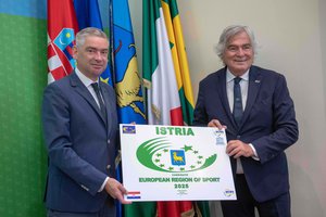 Istarska županija kandidatkinja za prestižnu titulu Europske regije sporta 2025. godine
