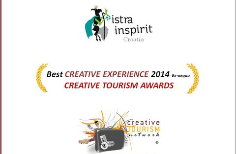 All'Istria Inspirit il premio "Creative Tourism Awards" per l'esperienza più creativa nel 2014