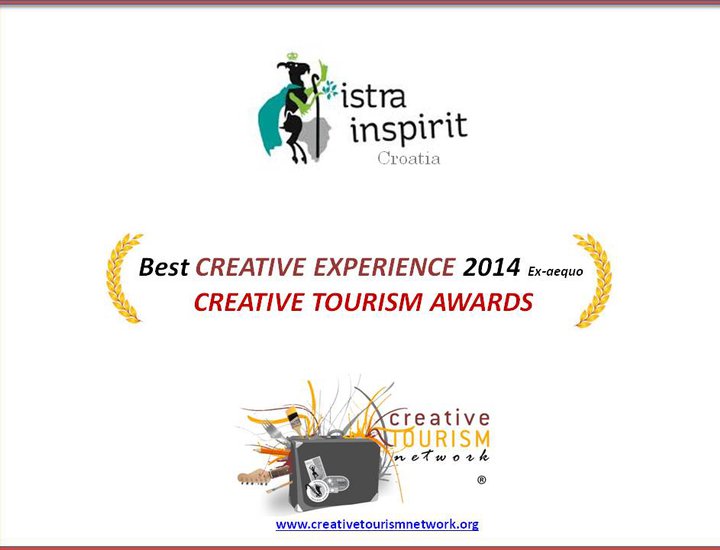 All'Istria Inspirit il premio "Creative Tourism Awards" per l'esperienza più creativa nel 2014