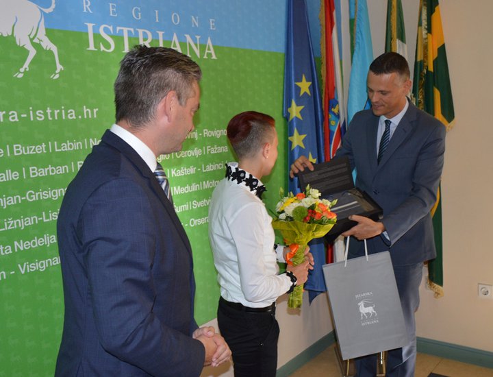 Ricevimento per la campionessa paralimipica Mikela Ristoski
