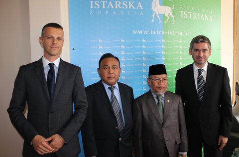 L'alta delegazione dell'Indonesia in visita alla Regione Istriana