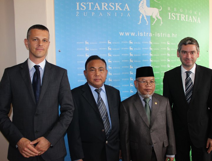 L'alta delegazione dell'Indonesia in visita alla Regione Istriana