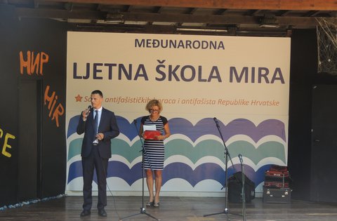 Il Presidente Flego alla presentazione della Scuola estiva della pace