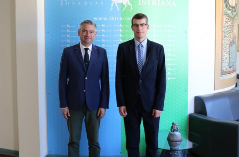 L'ambasciatore della Repubblica di Slovenia in visita inaugurale nella Regione Istriana