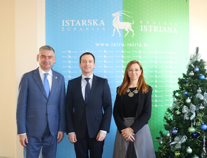 L'ambasciatore francese in visita alla Regione Istriana