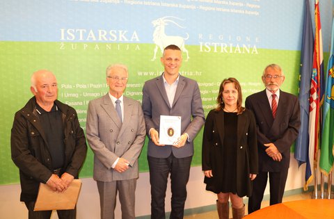 Il Presidente Flego ha ricevuto la delegazione del I battaglione della milizia territoriale di Pola
