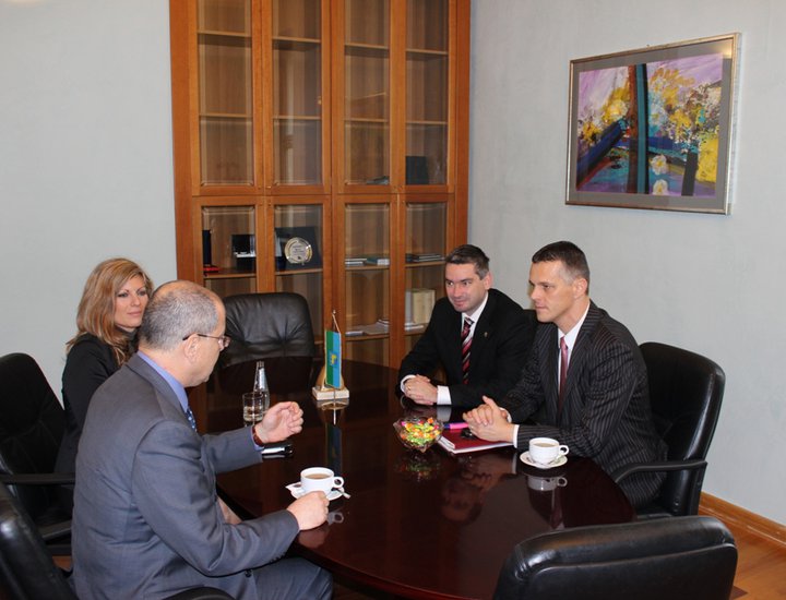 Il Presidente della Regione Istriana e il Sindaco di Pola hanno ricevuto l'Ambasciatore israeliano in Croazia