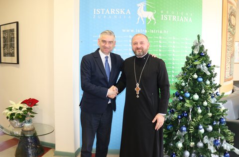 Župan Miletić primio paroha pulsko-perojskog Gorana Petkovića