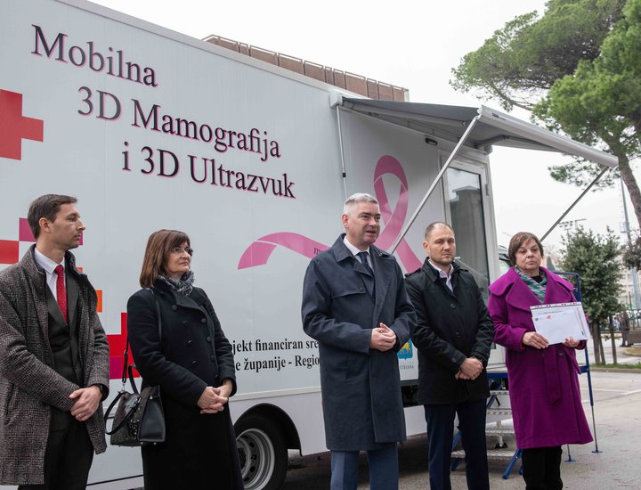 La Regione Istriana ha acquistato i più moderni apparecchi per la mammografia e l'ecografia mobile: Dal prossimo anno gli esami preventivi saranno disponibili per un numero ancora maggiore di donne