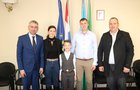 Il presidente Miletić ha ricevuto il giovane fisarmonicista Matej Jakša di Borut