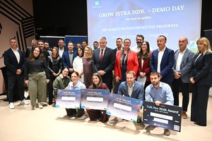 Proglašeni najbolji projekti novog programa Istarske županije GROW ISTRA 2026: za daljnji razvoj dodijeljeno 20.000 eura