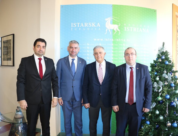 Il presidente Miletić ha organizzato il ricevimento per l'Ambasciatore della Georgia nella Repubblica di Croazia