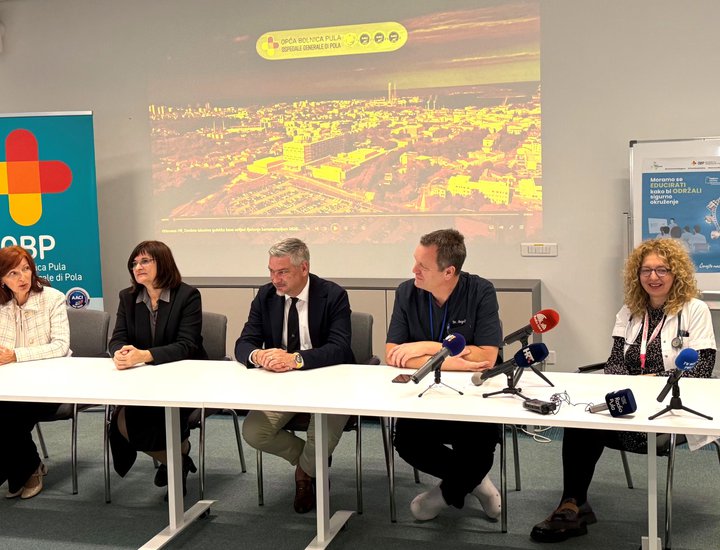 upan Miletić: Istarska županija ulaže u zdravlje i zato smo Općoj bolnici Pula omogućili nabavku ledenih kapa za onkološke pacijente