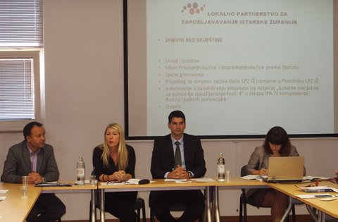 Novi naziv lokalnog partnerstva za zapošljavanje je Vijeće tržišta rada Istarske županije