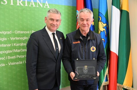 Il presidente Miletić ha ricevuto il responsabile del Servizio per la protezione civile della Regione Istriana