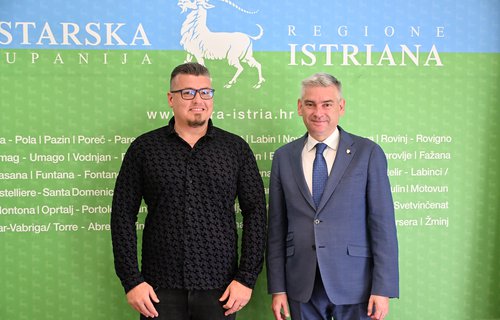 Župan Miletić primio predsjednika udruge IstraMet Petra Radovana