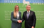 Istarski župan Boris Miletić održao radni sastanak s načelnicom Općine Lupoglav Ivom Šuperinom