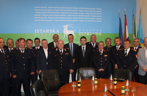 U Istarskoj županiji održano primanje povodom Dana vatrogasaca