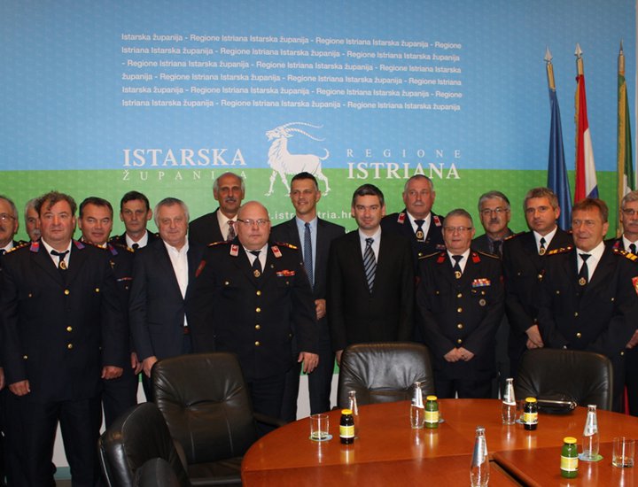 U Istarskoj županiji održano primanje povodom Dana vatrogasaca