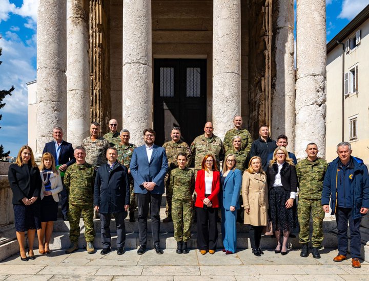 Istarska županija i Grad Pula upriličili tradicionalni prijem za predstavnike Ratne škole „Ban Josip Jelačić“