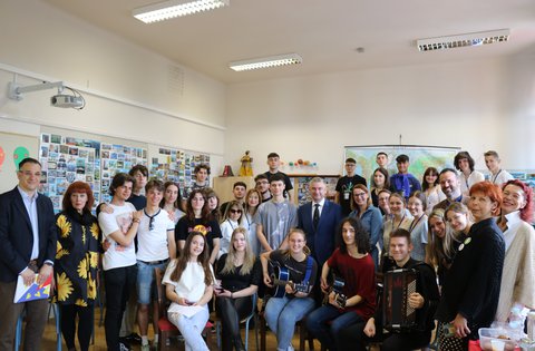 Župan Boris Miletić posjetio Gimnaziju povodom Dana i Tjedna Europe