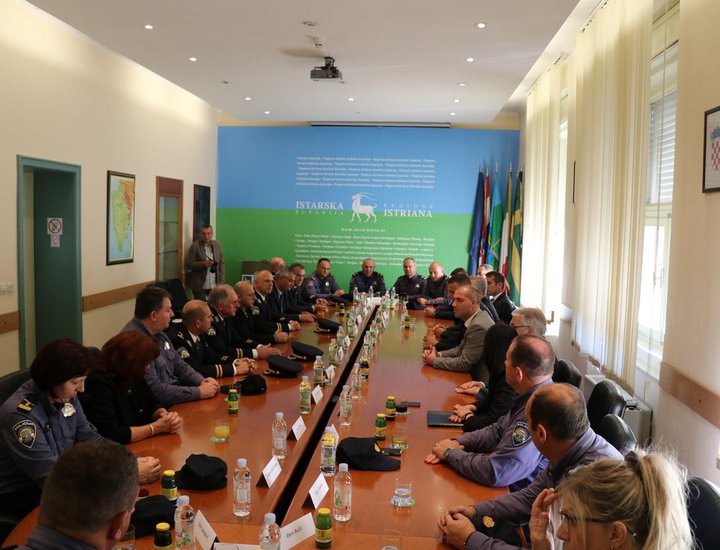 Prijem Istarske županije i Grada Pule povodom Dana policije