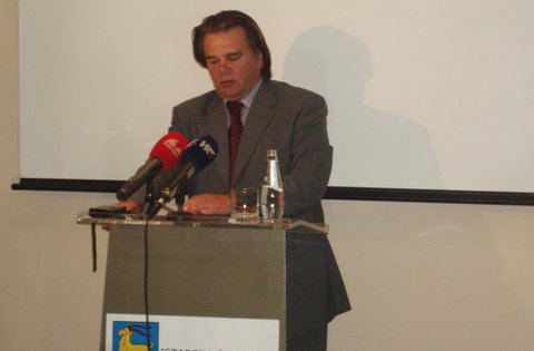 Pola, Conferenza stampa del Presidente della Regione Ivan Jakovčić