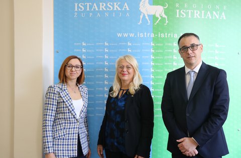 Veleposlanica BiH u RH Nj. E. Elma Kovačevića-Bajtal u posjetu Istarskoj županiji