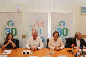 Presentato un ricco programma di celebrazione dell'80° anniversario delle Decisioni di settembre e del 30° anniversario della fondazione della Regione Istriana