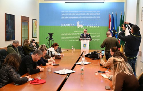 Istarski župan Boris Miletić održao redovnu mjesečnu konferenciju za novinare