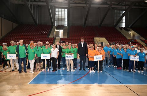 A Pola inaugurati i XVI Giochi sportivi del Sindacato dei pensionati della Croazia per la Regione Istriana