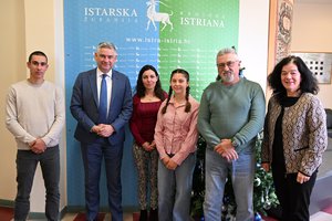 Župan Boris Miletić održao prijem za hrvatske reprezentativce u daljinskom jahanju iz Istre