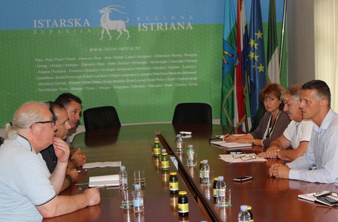 Incontro del Presidente Flego con i rappresentanti della Camera dell'artigianato della Regione Istriana