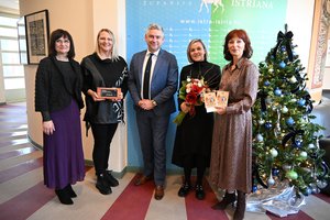 Istarski župan Miletić i zamjenica Antić upriličili prijem za Helenu Babić - dobitnicu nagrade Mali svjetionik 2025.