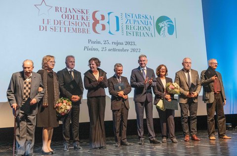 Dodijeljene zahvalnice Istarske županije istaknutim pojedincima