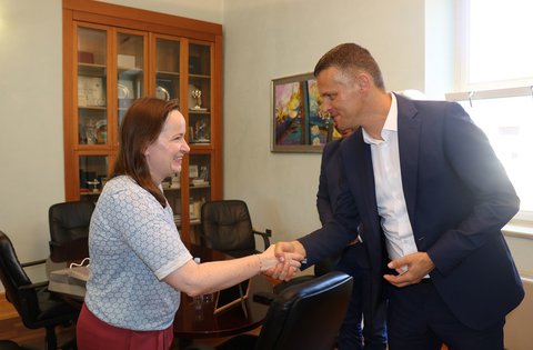 Il Presidente della Regione Istriana ha organizzato un ricevimento per l'ambasciatrice d'Irlanda nella RC