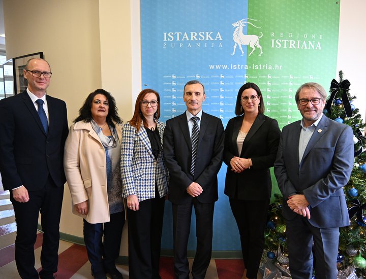 Zamjenica župana Jessica Acquavita upriličila prijem za veleposlanika Republike Italije u Republici Hrvatskoj Nj.E. Paola Trichila