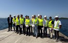 Ministar Butković i župan Miletić obišli radove na rekonstrukciji pulskog lukobrana, projektu vrijednom 26,8 milijuna eura