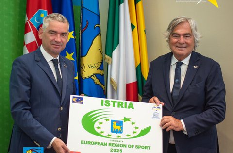 Istarska županija će 2025. godine nositi prestižnu titulu Europske regije sporta