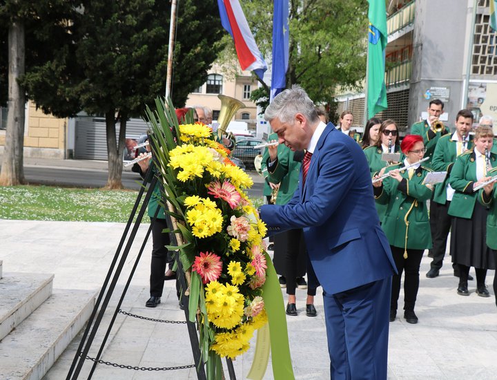 Župan Boris Miletić položio vijence povodom obilježavanja Dana pobjede nad fašizmom i Dana Europe