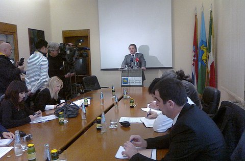 Pola: Il Presidente della Regione Istriana Jakovčić  ha parlato ai giornalisti della Strategia adriatica e del progetto Brijuni rivijera