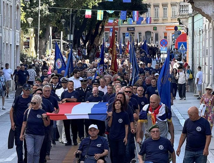 Dan pobjede i domovinske zahvalnosti i Dan hrvatskih branitelja u Istarskoj županiji obilježen 13. mimohodom hrvatskih branitelja
